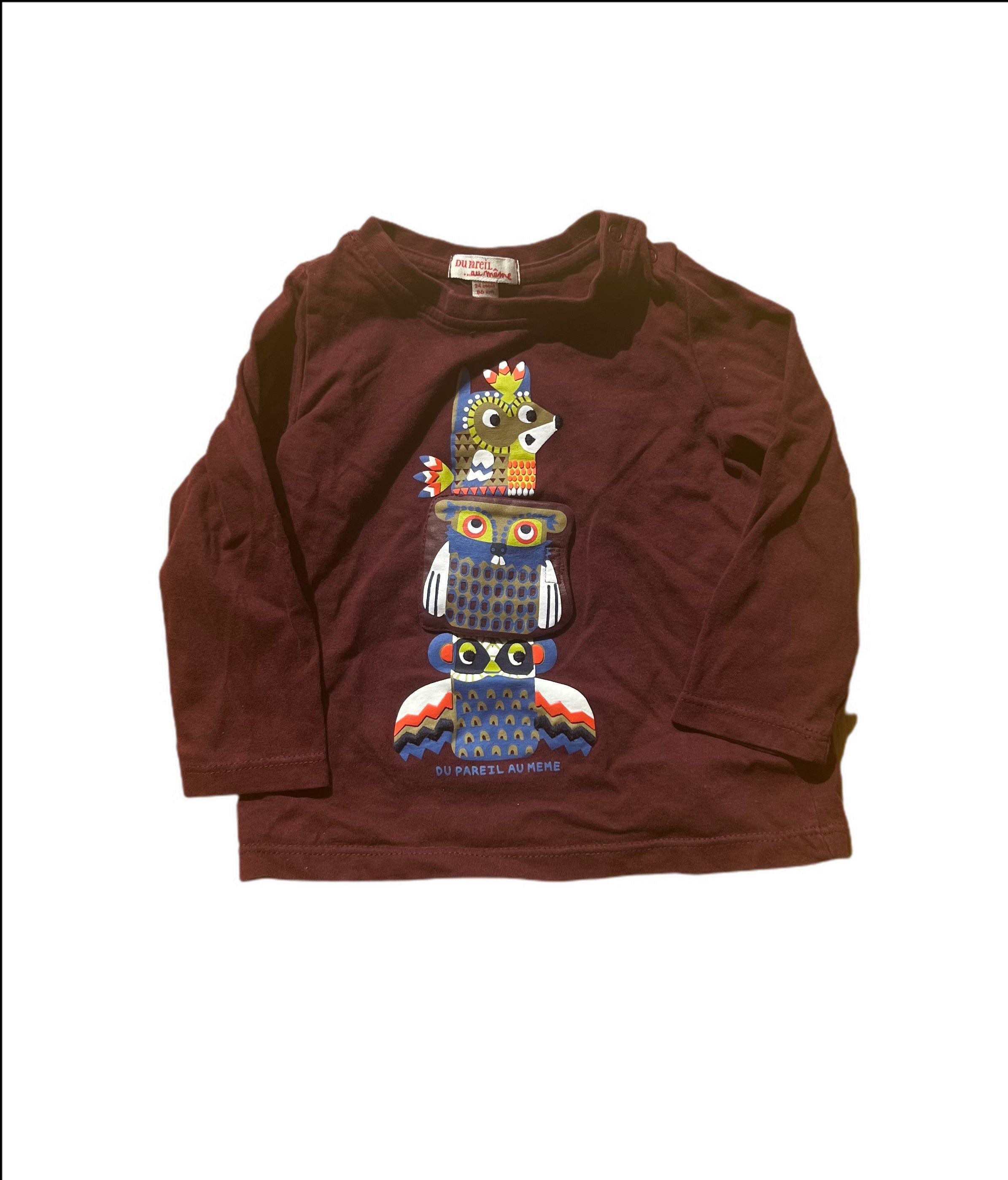 Long sleeve totempole top