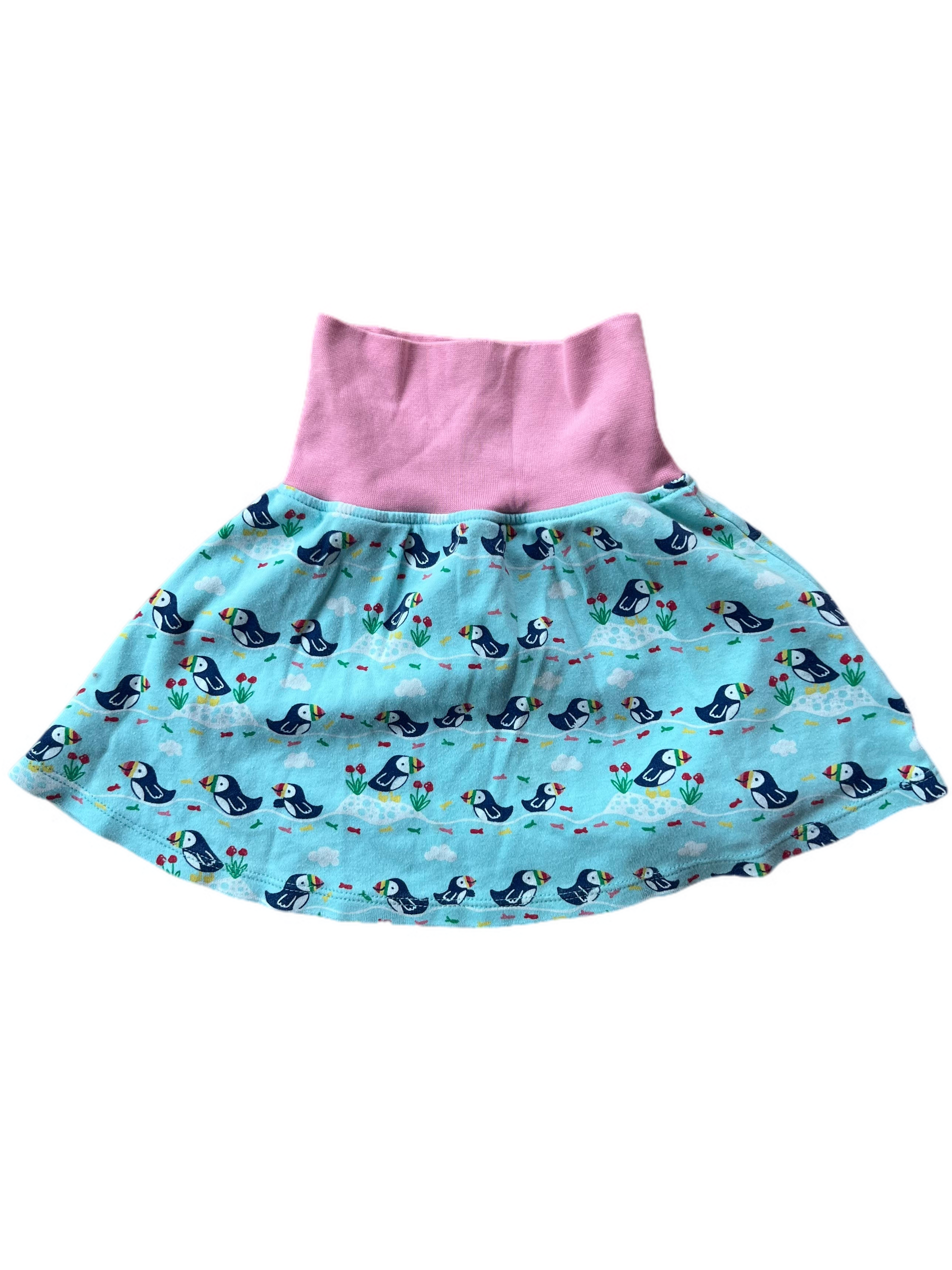 Wide Band Puffin Skirt