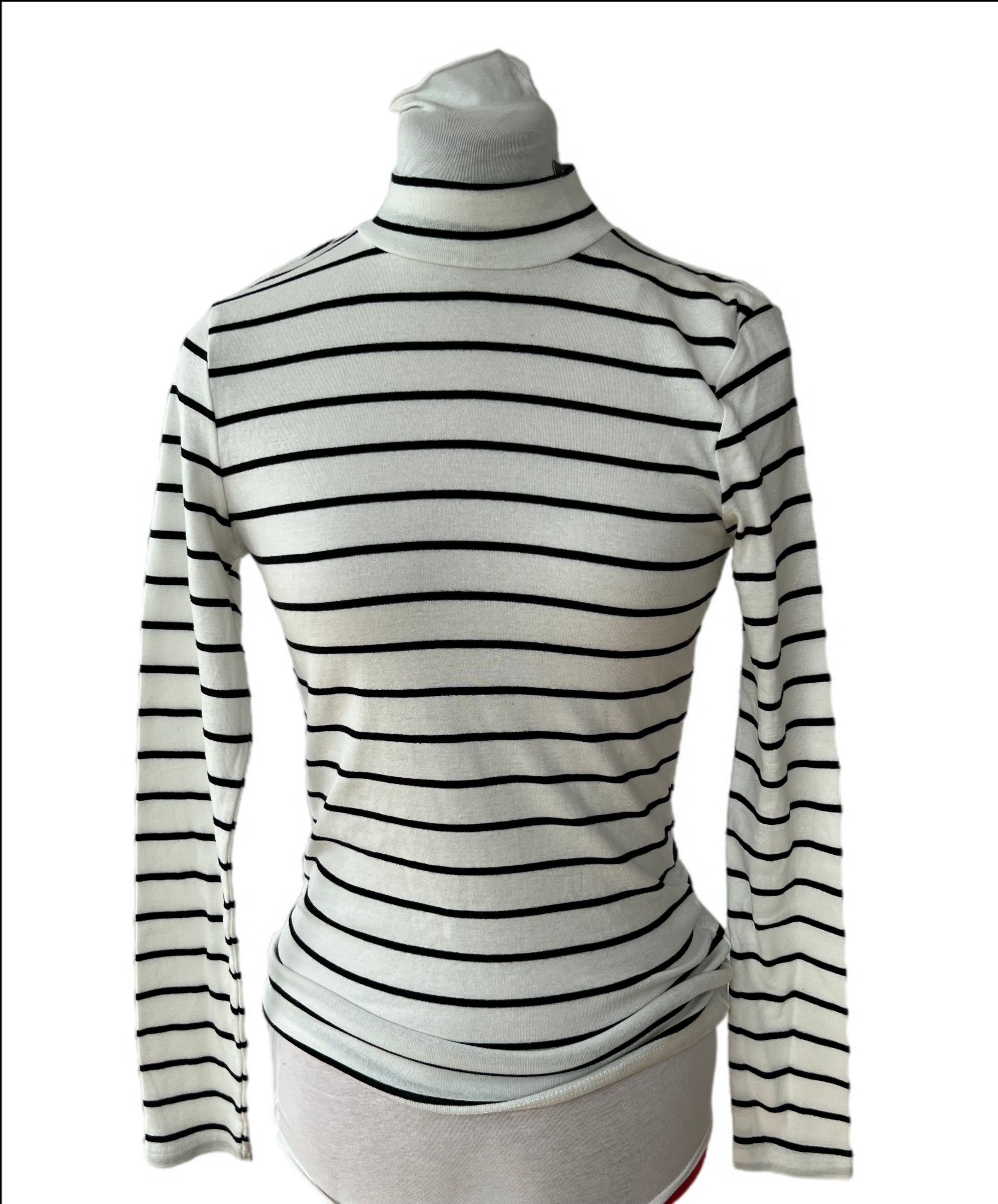 Long sleeve striped top