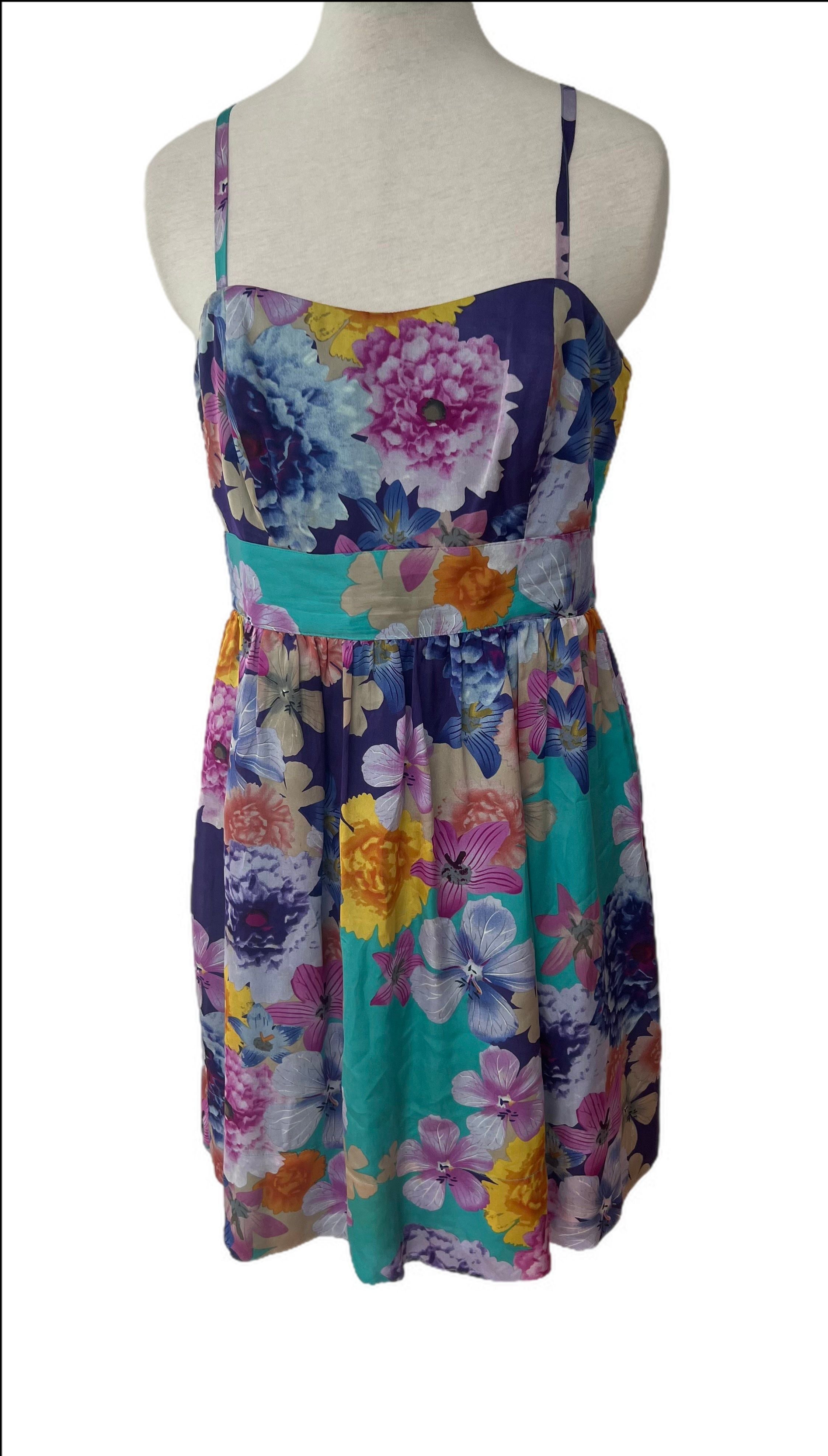 Coast navy outlet floral dress